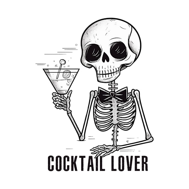 Cocktail skeleton by Pictandra