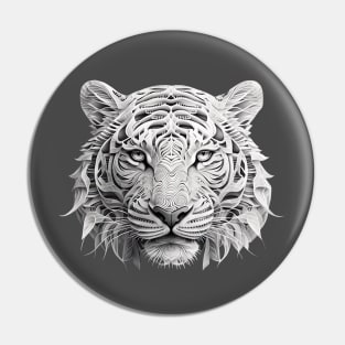 White Tiger Pin