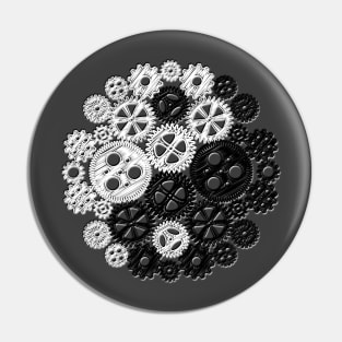 Gears Yin/Yang Pin