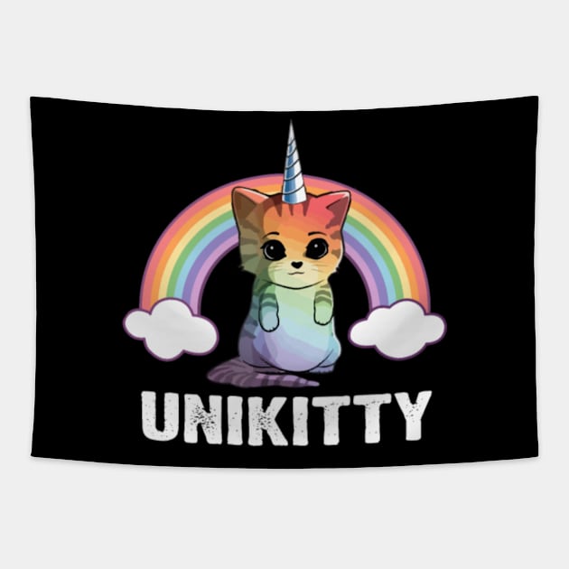 Unikitty design for Men _ Women Tapestry by Xizin Gao