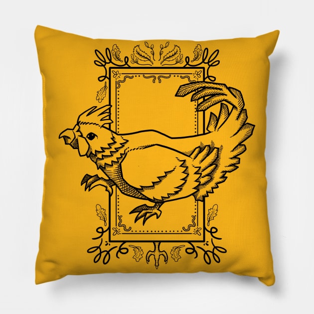 Lunar New Year - Rooster Pillow by Ibukai