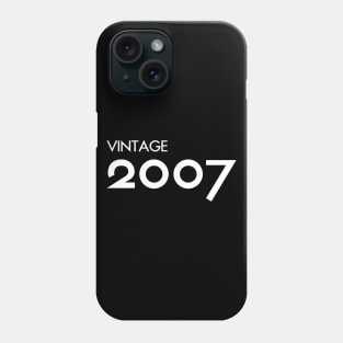 Vintage 2007 Gift 13th Birthday Party Phone Case