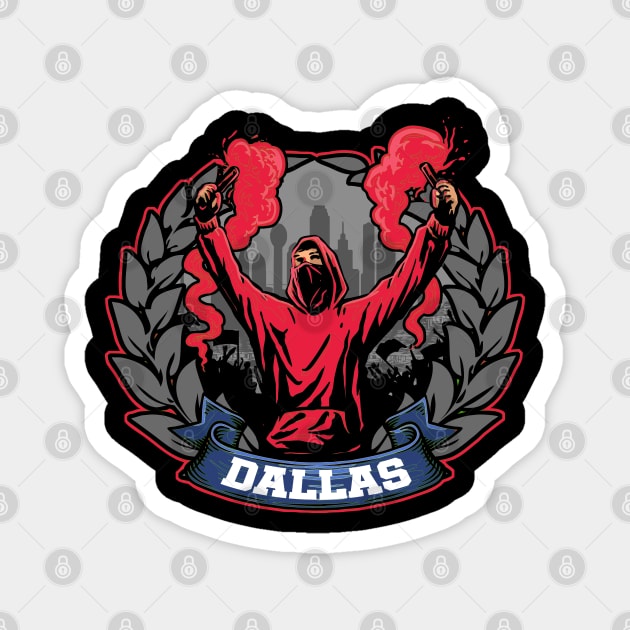 Dallas Soccer Magnet by JayD World