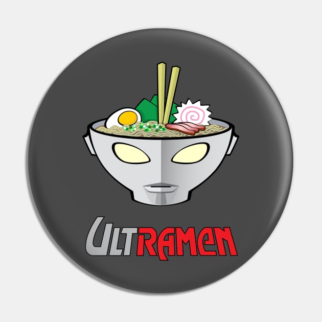 Ultraman Ramen Pin by s2pidpictures