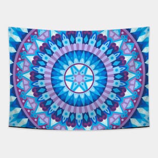 Winter Mandala Tapestry