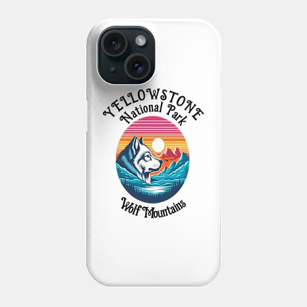 Majestic Wolf Of Yellowstone Phone Case by coollooks