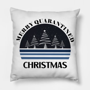 Merry Quarantined Christmas Trees Pillow