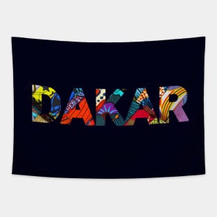 Dakar Wax Cloth Style Tapestry