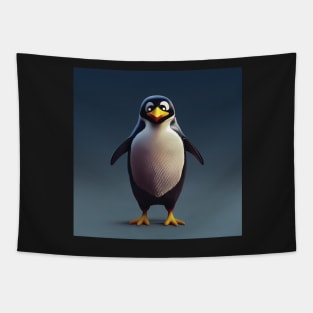 Cute Penguin Print for Kids Tapestry