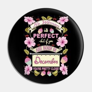 December Woman Pin