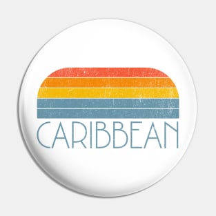 Caribbean vintage design Pin