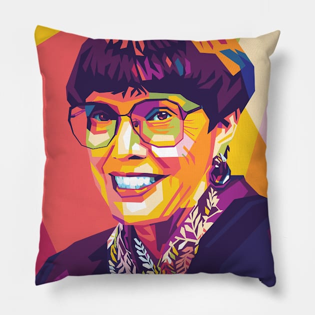 Helen Murray Pillow by Shecience