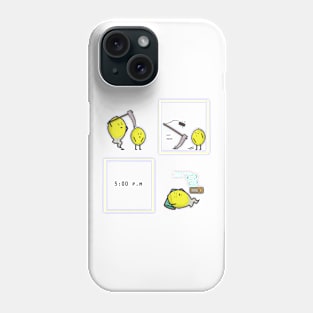 Lemon Ed - Nap after work Phone Case