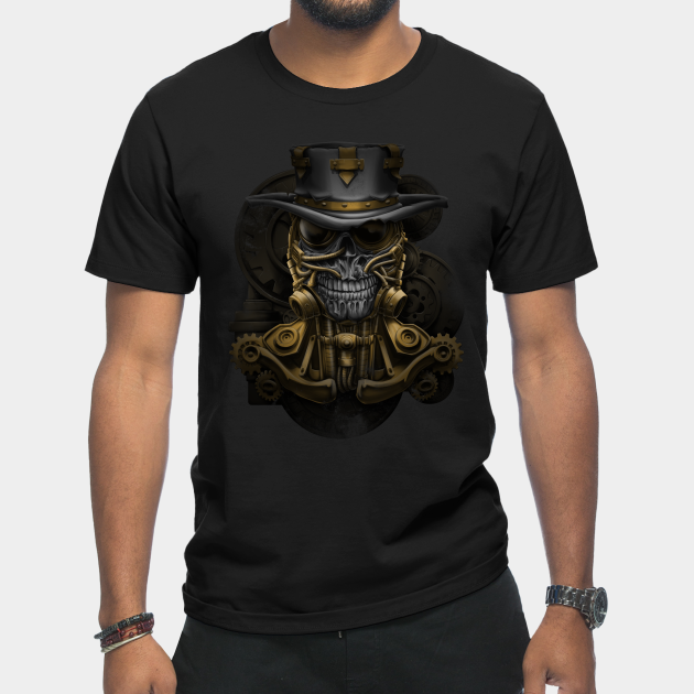 Discover steampunk skull - Steampunk - T-Shirt