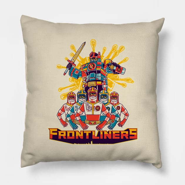 frontliners Pillow by art of gaci