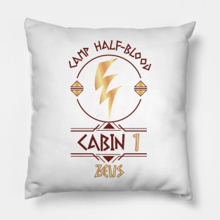 Cabin #1 in Camp Half Blood, Child of Zeus – Percy Jackson inspired design Pillow