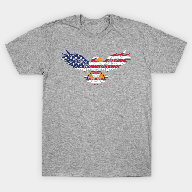 American Flag Eagle - Eagle - T-Shirt | TeePublic