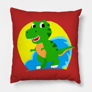 Kid Funny Rex Pillow