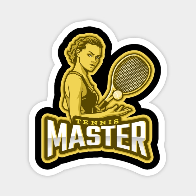 Tennis Master Magnet by poc98