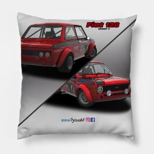 Fiat 128 Abarth Group 2 Pillow