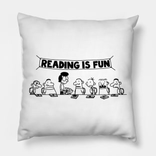 READING IS FUNNY Pillow