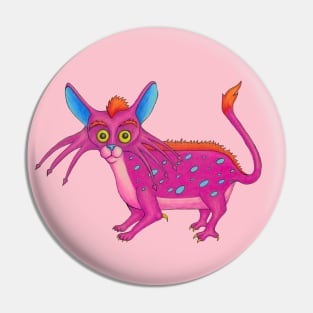 Spiny Feline Pin