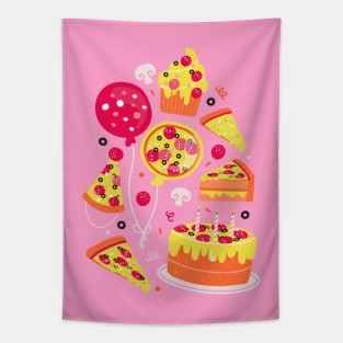 Pizza Party Tapestry