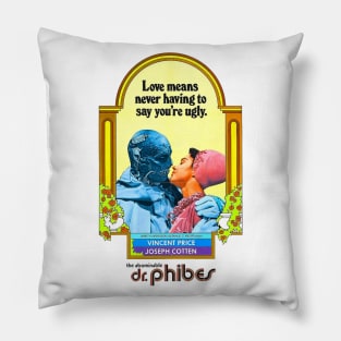 The Abominable Dr Phibes Movie Poster Pillow