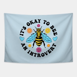 Bee and introvert Tapestry