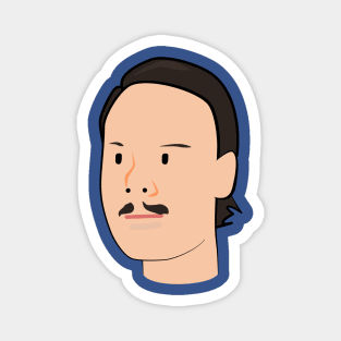 Auston Matthews Mustache Toronto Maple Leafs Magnet