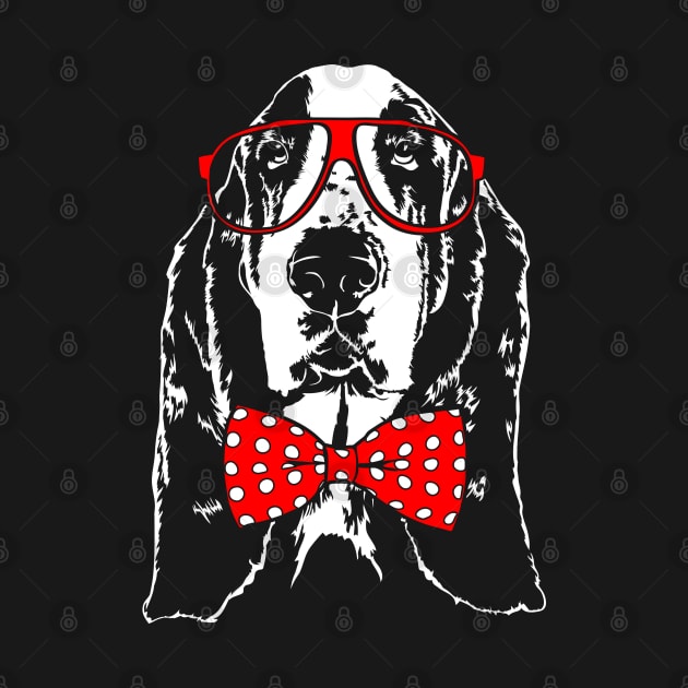 Funny Cute Basset Hound mom dog lover by wilsigns