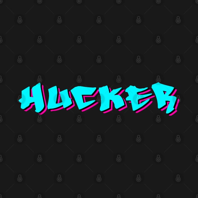 HUCKER Graffiti Logo by Hucker Apparel