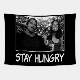 Sweat, Swagger, Style Unleash Your Inner Arnold with Hungry Fashion Tapestry