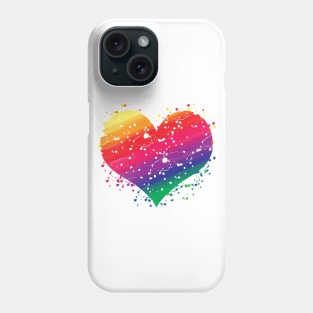 Rainbow Heart LGBT Flag Phone Case