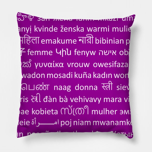 Woman Pillow by tuditees