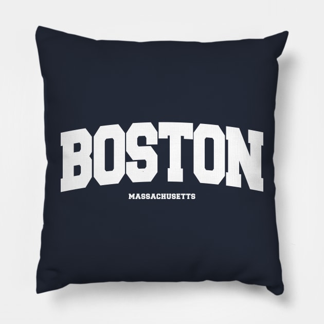 BOSTON Massachusetts V.4 Pillow by Aspita