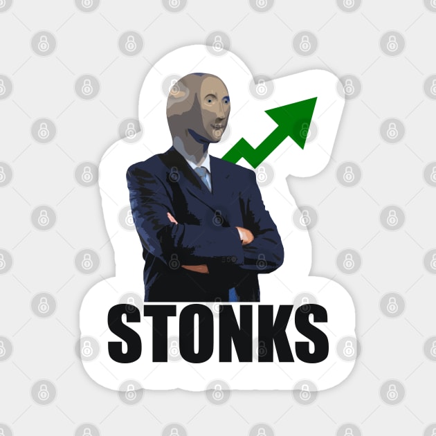 Stonks Magnet by giovanniiiii