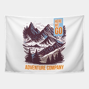 Design Mountain Adventures Tapestry