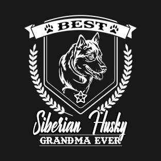 Siberian Husky Grandma T-Shirt