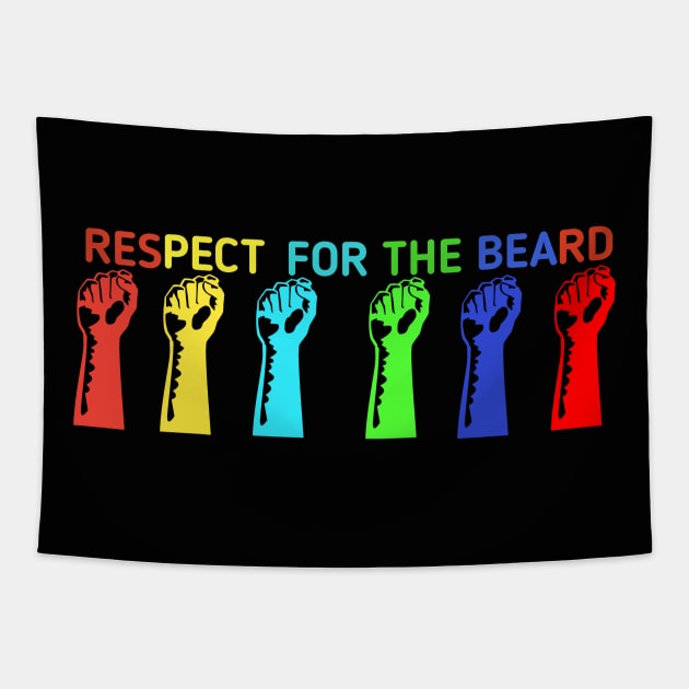 RESPECT FOR THE BEARD Tapestry by Kaycee