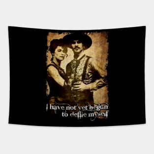 Doc Holliday And Kate Design Tombstone Tapestry