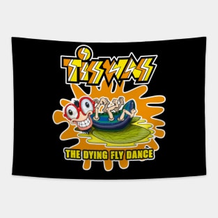 Tiswas Dying Fly Funny Retro Tapestry