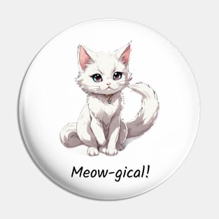 Meow-gical Charm Kitty Trendy Pin