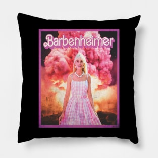 Barbenheimer retro Pillow