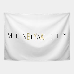 BYA Mentality Black Tapestry