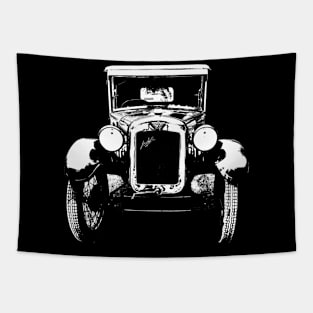 Austin Seven vintage British classic car monoblock white Tapestry