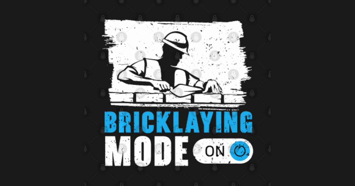 Bricklaying Mode On Construction Worker Bricklayer - Bricklaying - T ...