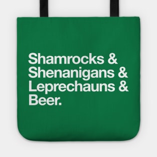 St. Patrick's Day Words Tote