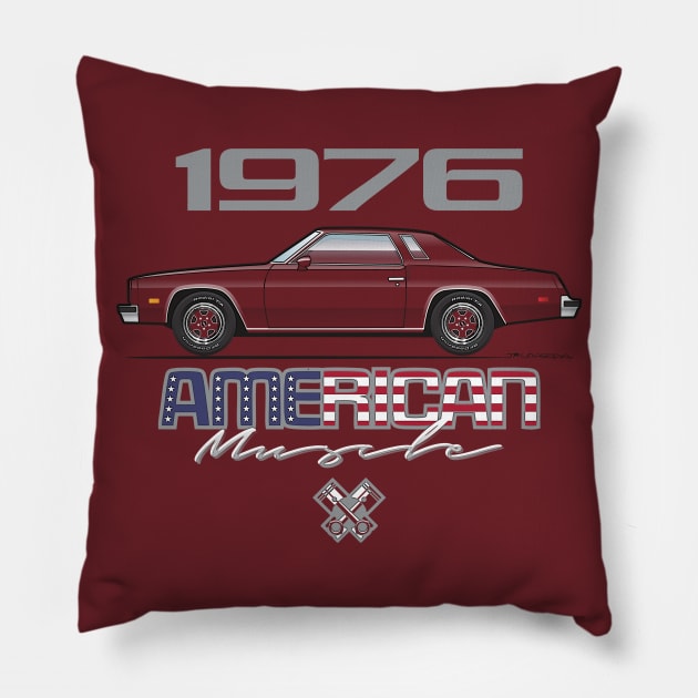 1976 Multi Color Pillow by JRCustoms44