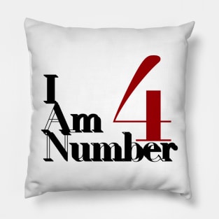 I’m Number 4 Pillow